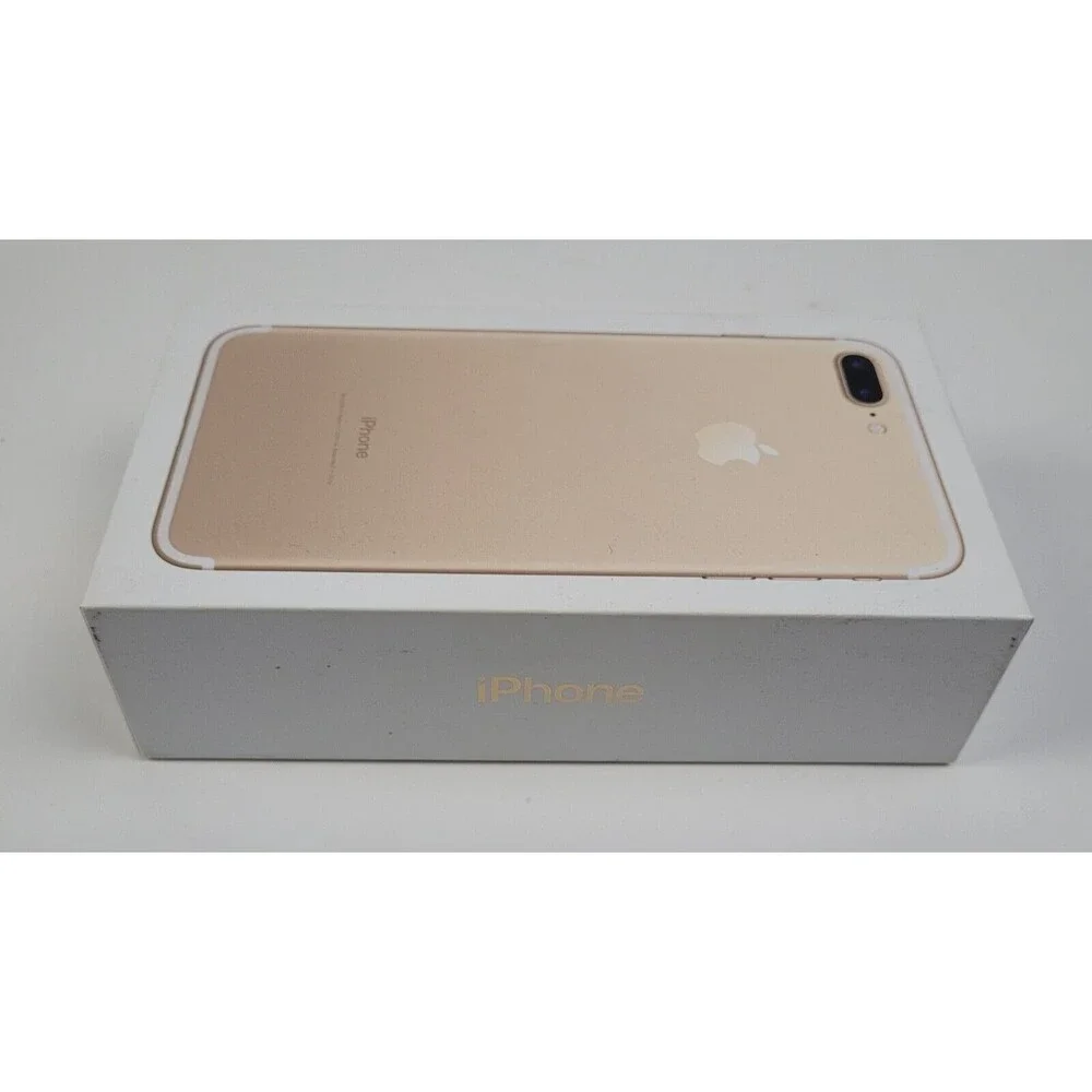 Genuine OEM Apple Iphone 7 Plus Gold 32gb Retail Box + Insert - NO PHONE